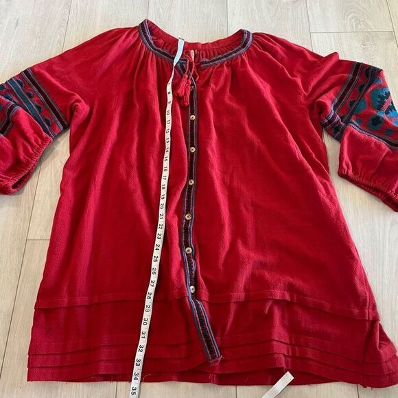 Free People In The Clear Embroidered Tunic Dress Size S - Picture 2 of 7